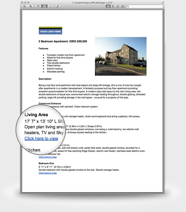 Sample Property PDF Brochure